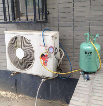 巴宜空调加氟